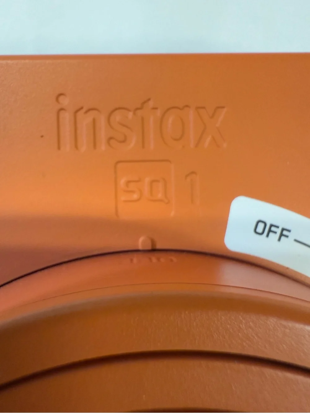 Fujifilm Instax Square SQ1 Terracotta Orange Instant Film Camera